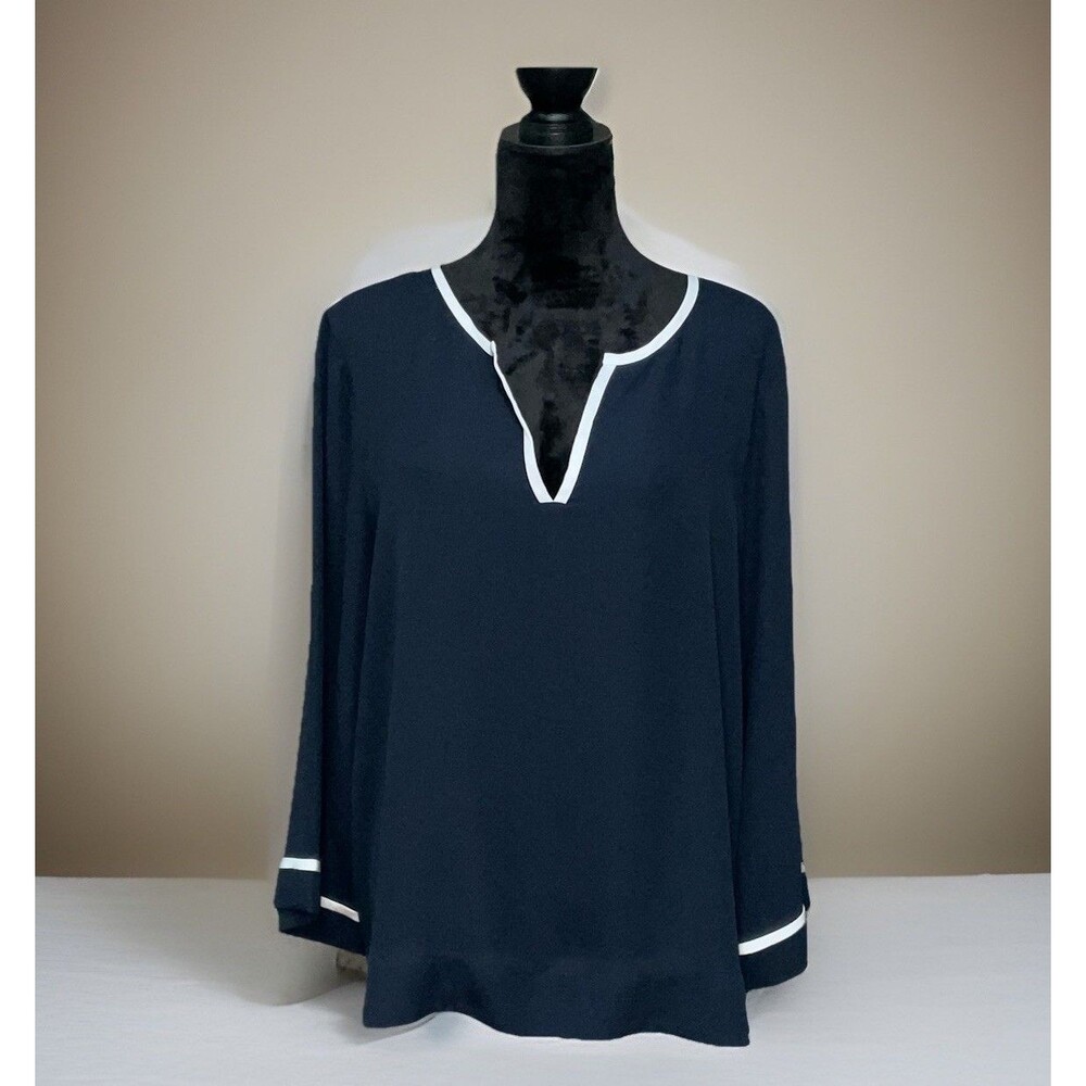 Banana Republic Women’s Navy Notch Neck Tunic Size L